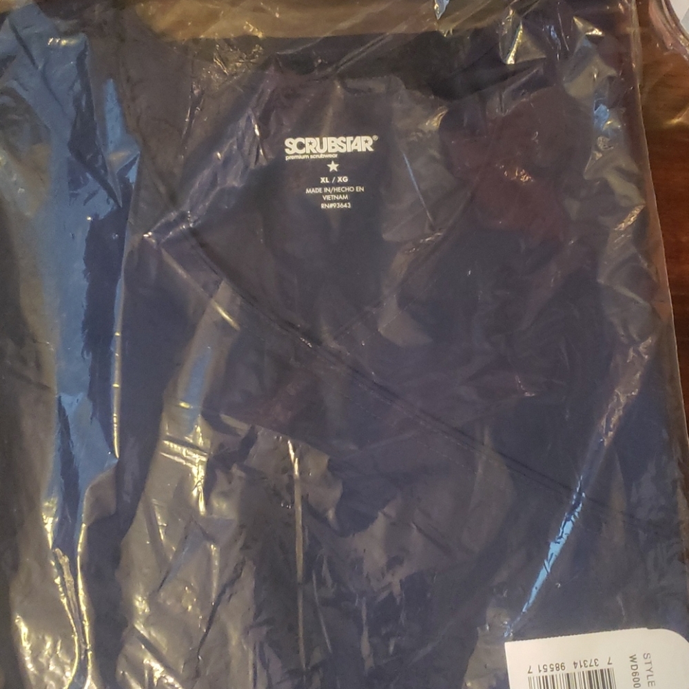 Navy Scrub Top